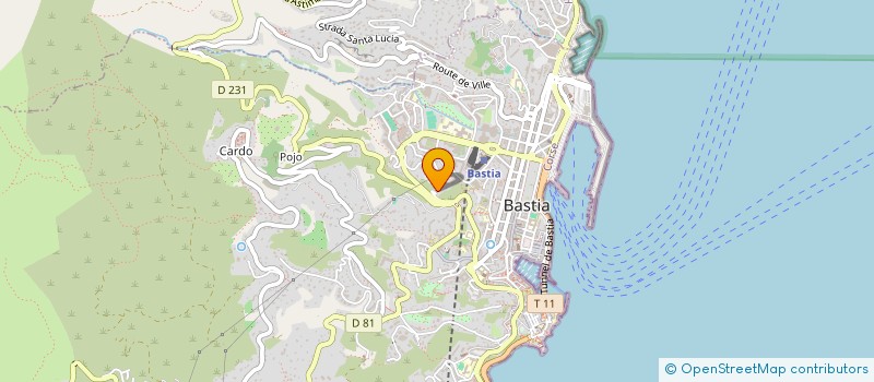 localisation de l'entreprise LEONETTI INVESTISSEMENTS à BASTIA
