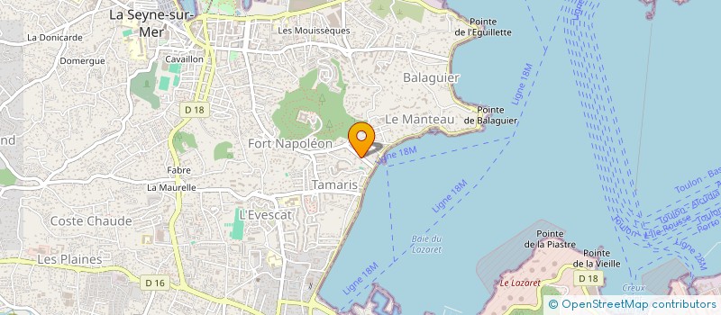 localisation de l'entreprise LEONI à LA SEYNE SUR MER