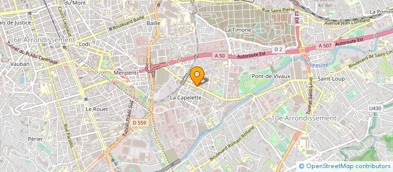 localisation de l'entreprise LEONI BRUN CUENCA INFIRMIERS à MARSEILLE
