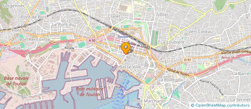 localisation de l'entreprise LEONICE  TOULON