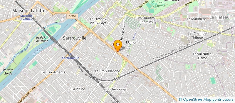 localisation de l'entreprise LEONIDAS INVEST  SARTROUVILLE