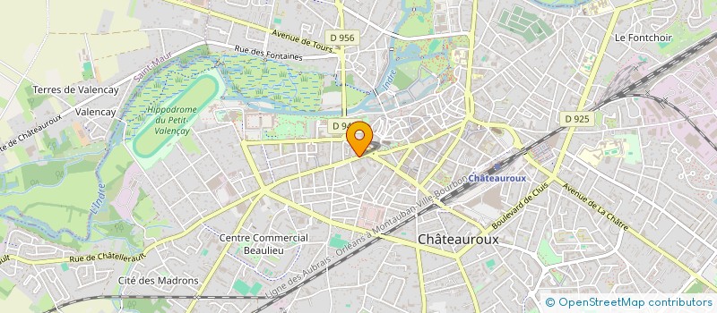 localisation de l'entreprise LEONIE à CHATEAUROUX