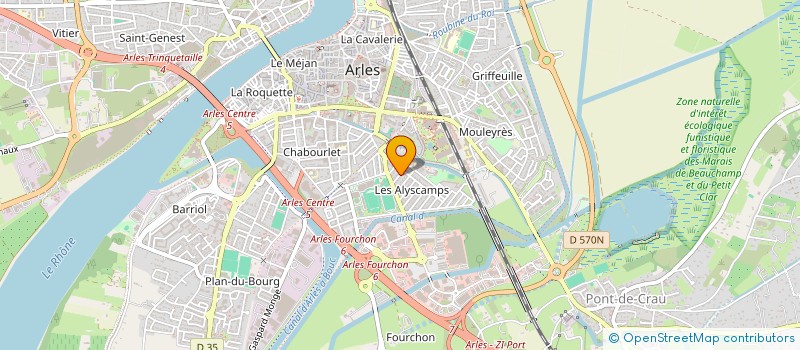 localisation de l'entreprise LEONIE à ARLES
