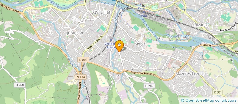 localisation de l'entreprise LEONIE  GELOS