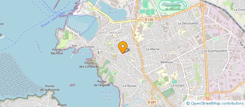 localisation de l'entreprise LEONIE à SAINT-MALO