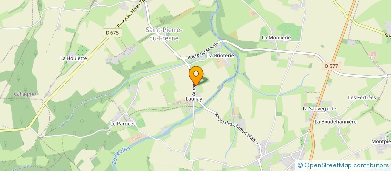 localisation de l'entreprise LEONIE à SOULEUVRE EN BOCAGE