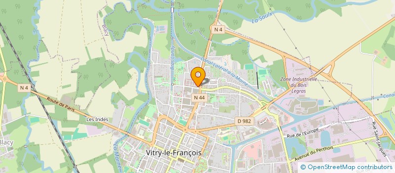 localisation de l'entreprise LEONIE à VITRY-LE-FRANCOIS