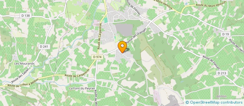 localisation de l'entreprise LEONIE  BEDOIN