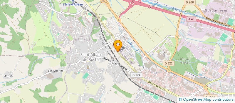 localisation de l'entreprise LEONIE  SAINT-ALBAN-DE-ROCHE