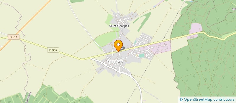 localisation de l'entreprise LEONIE & MAHE  SAIZERAIS