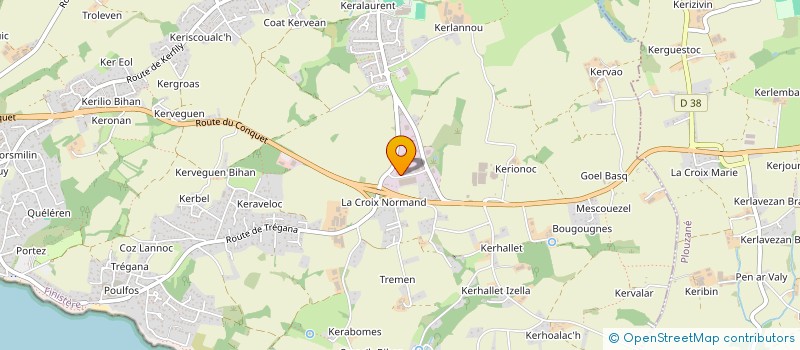 localisation de l'entreprise LEONILS  LOCMARIA-PLOUZANE