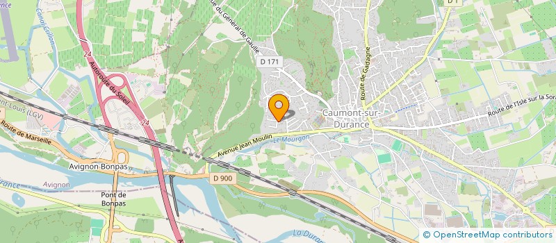 localisation de l'entreprise LEONIN  CAUMONT-SUR-DURANCE