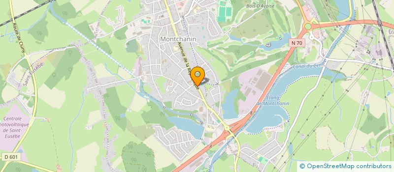 localisation de l'entreprise LEONIS  MONTCHANIN