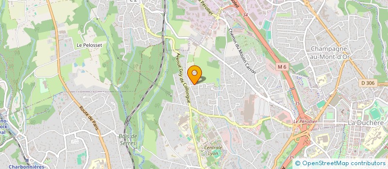 localisation de l'entreprise LEONIS BIM  ECULLY