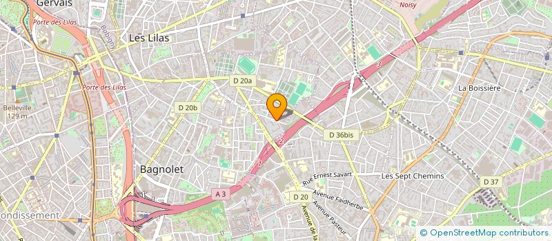 localisation de l'entreprise LEONNA SERVICES  BAGNOLET