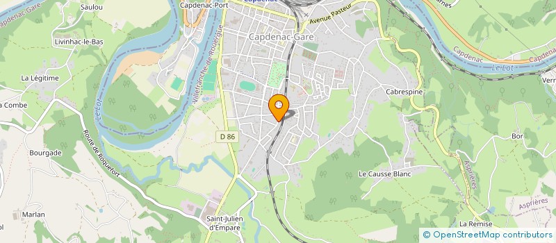 localisation de l'entreprise LEONNIE  CAPDENAC-GARE