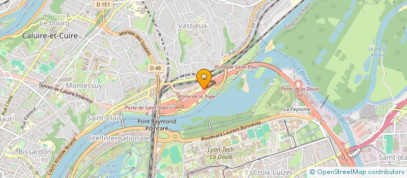 localisation de l'entreprise LEONORD  CALUIRE ET CUIRE