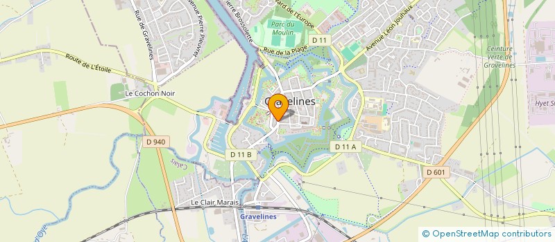localisation de l'entreprise LEONTINE à GRAVELINES