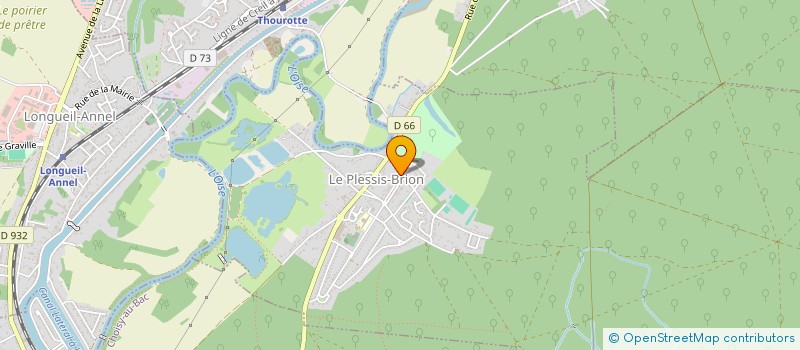 localisation de l'entreprise LEONTINE  LE PLESSIS-BRION