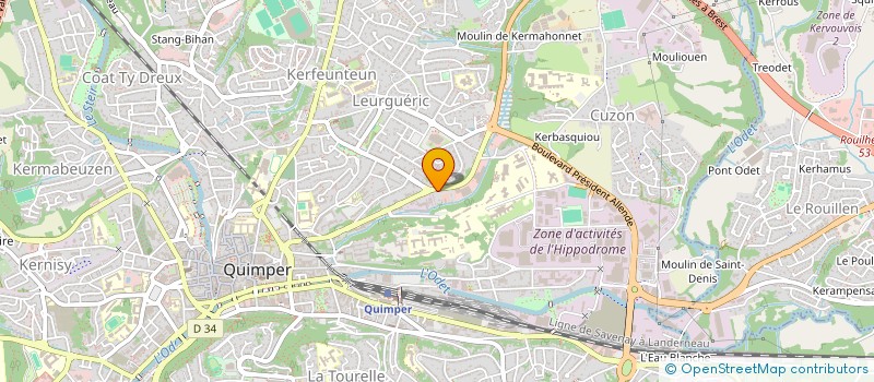 localisation de l'entreprise LEONVIC IMMO  QUIMPER