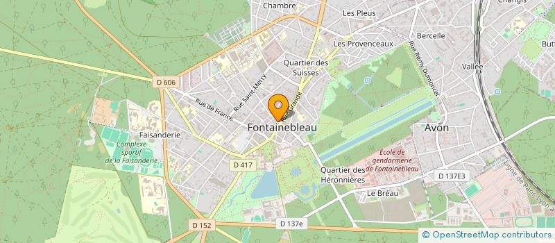 localisation de l'entreprise LEONY à FONTAINEBLEAU