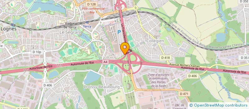 localisation de l'entreprise LEOPARD BAY 2  COLLEGIEN