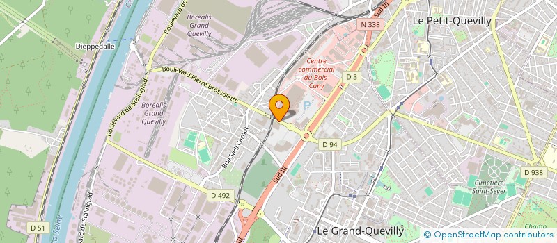 localisation de l'entreprise LEOPARDS GRAND QUEVILLY à LE GRAND-QUEVILLY