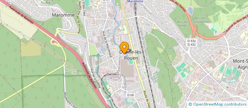 localisation de l'entreprise LEOPARDS ROUEN BASKET  DEVILLE-LES-ROUEN