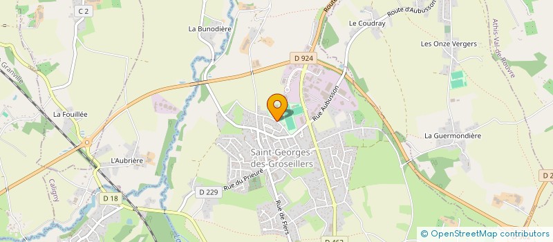 localisation de l'entreprise LEOPARDS SAINT GEORGES BADMINTON à SAINT-GEORGES-DES-GROSEILLERS