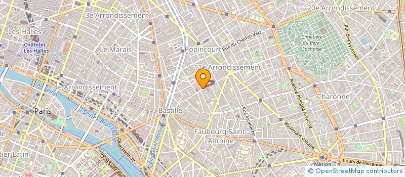 localisation de l'entreprise LEOPAT à PARIS