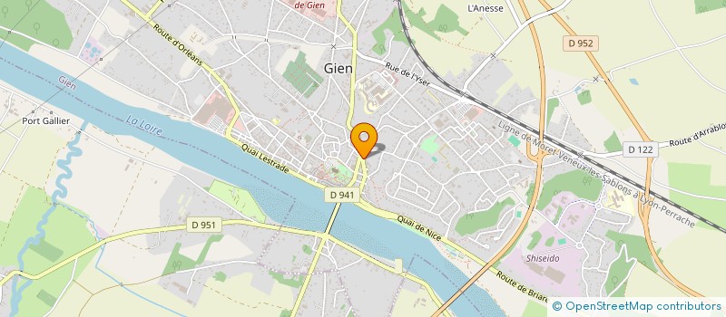 localisation de l'entreprise LEOPAUL  GIEN