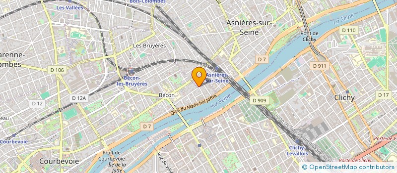 localisation de l'entreprise LEOPAUL I à ASNIERES-SUR-SEINE