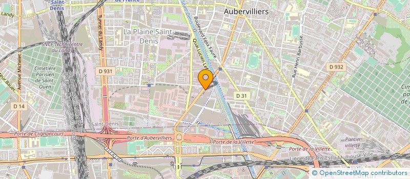 localisation de l'entreprise LEOPOL à AUBERVILLIERS