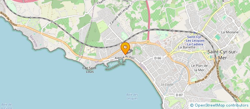 localisation de l'entreprise LEOPOL à SAINT-CYR-SUR-MER