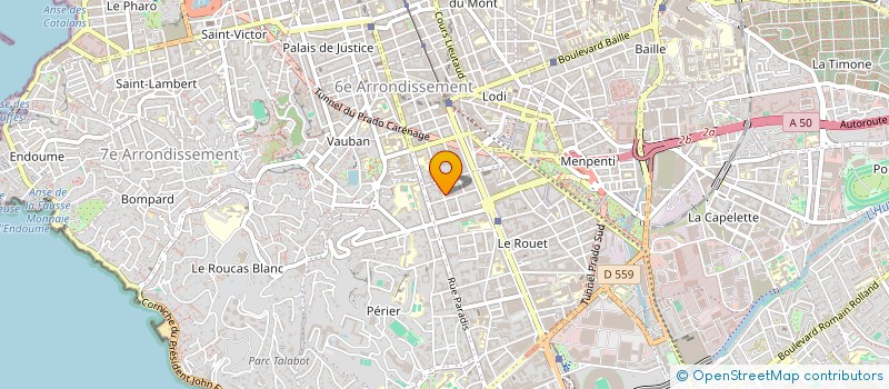 localisation de l'entreprise LEOPOLD MONTEBELLO à MARSEILLE