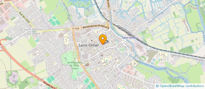 localisation de l'entreprise LEOPOLDINE  SAINT-OMER