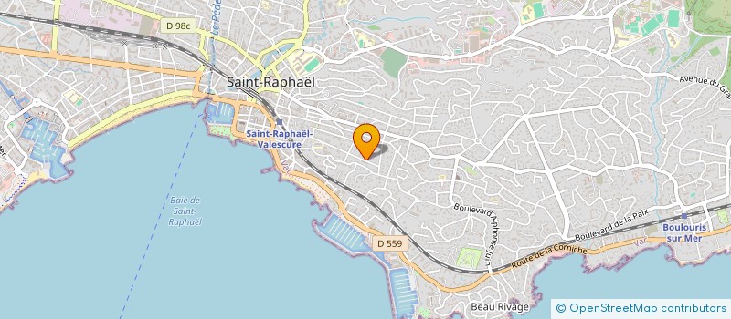 localisation de l'entreprise LEOPOLDINE  SAINT-RAPHAEL