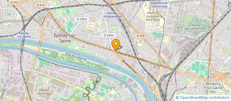 localisation de l'entreprise LEOPOURELLE à EPINAY-SUR-SEINE