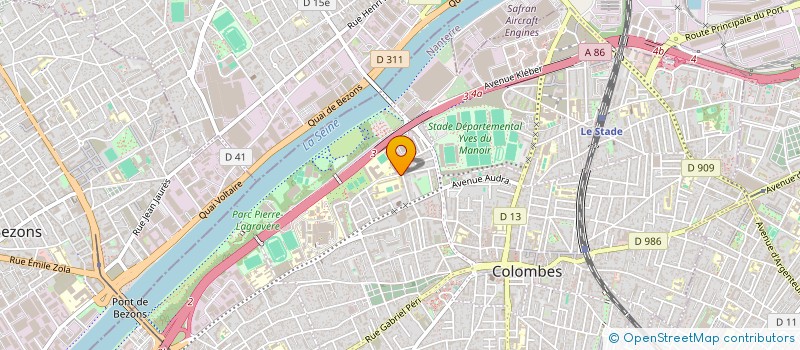 localisation de l'entreprise LEOPREM à COLOMBES