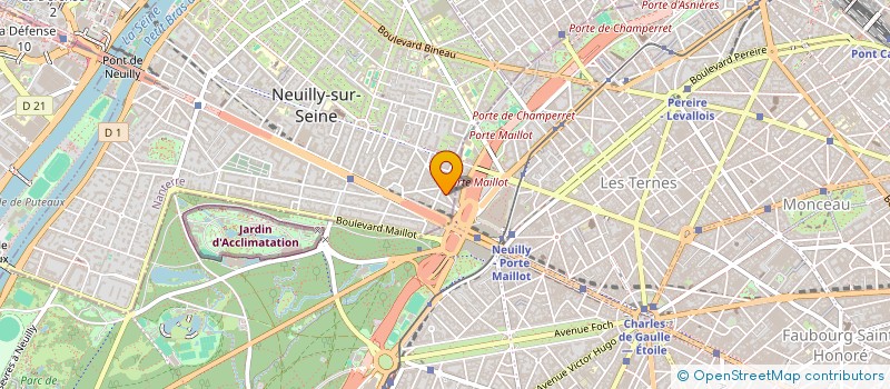 localisation de l'entreprise LEOPTIC à NEUILLY-SUR-SEINE