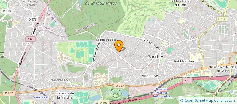 localisation de l'entreprise LEORAGA à VAUCRESSON