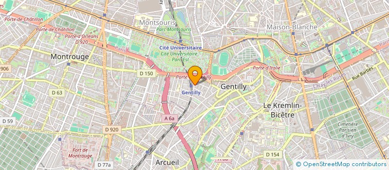 localisation de l'entreprise LEORIZONS  GENTILLY