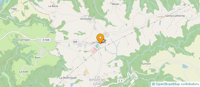 localisation de l'entreprise LEOROLS  ALMONT-LES-JUNIES