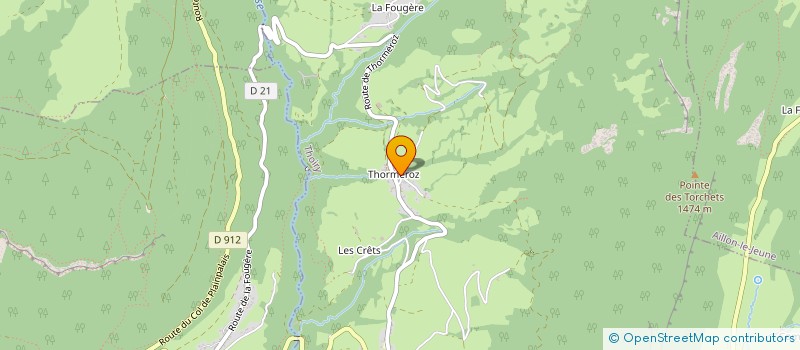 localisation de l'entreprise LEOS JULILA  THOIRY