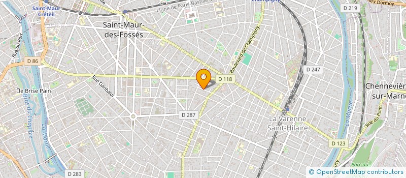 localisation de l'entreprise LEOSOL à SAINT-MAUR-DES-FOSSES