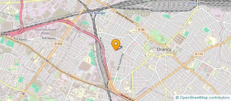 localisation de l'entreprise LEOTEC à DRANCY