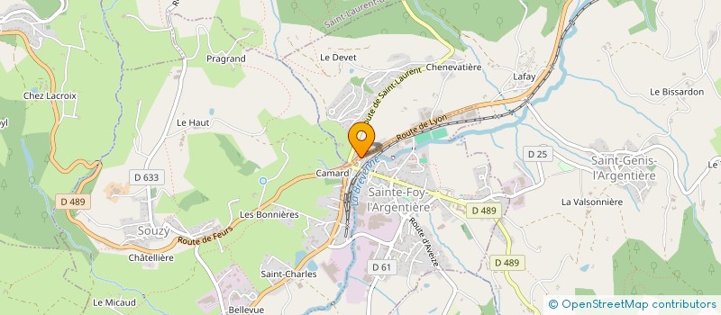 localisation de l'entreprise LEOTHIS  SAINT-GENIS-L'ARGENTIERE