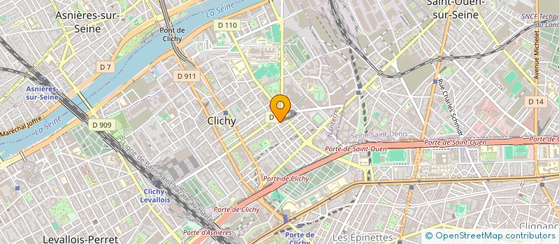 localisation de l'entreprise LEOTIC à CLICHY