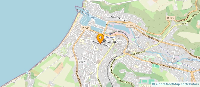 localisation de l'entreprise LEOTINA  FECAMP