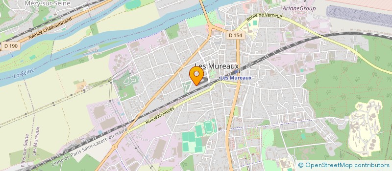 localisation de l'entreprise LEOTRANSSERVICES à LES MUREAUX